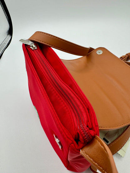 Starbucks Thailand Red Crossbody Mixed Nuts Bag