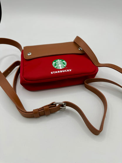 Starbucks Thailand Red Crossbody Mixed Nuts Bag