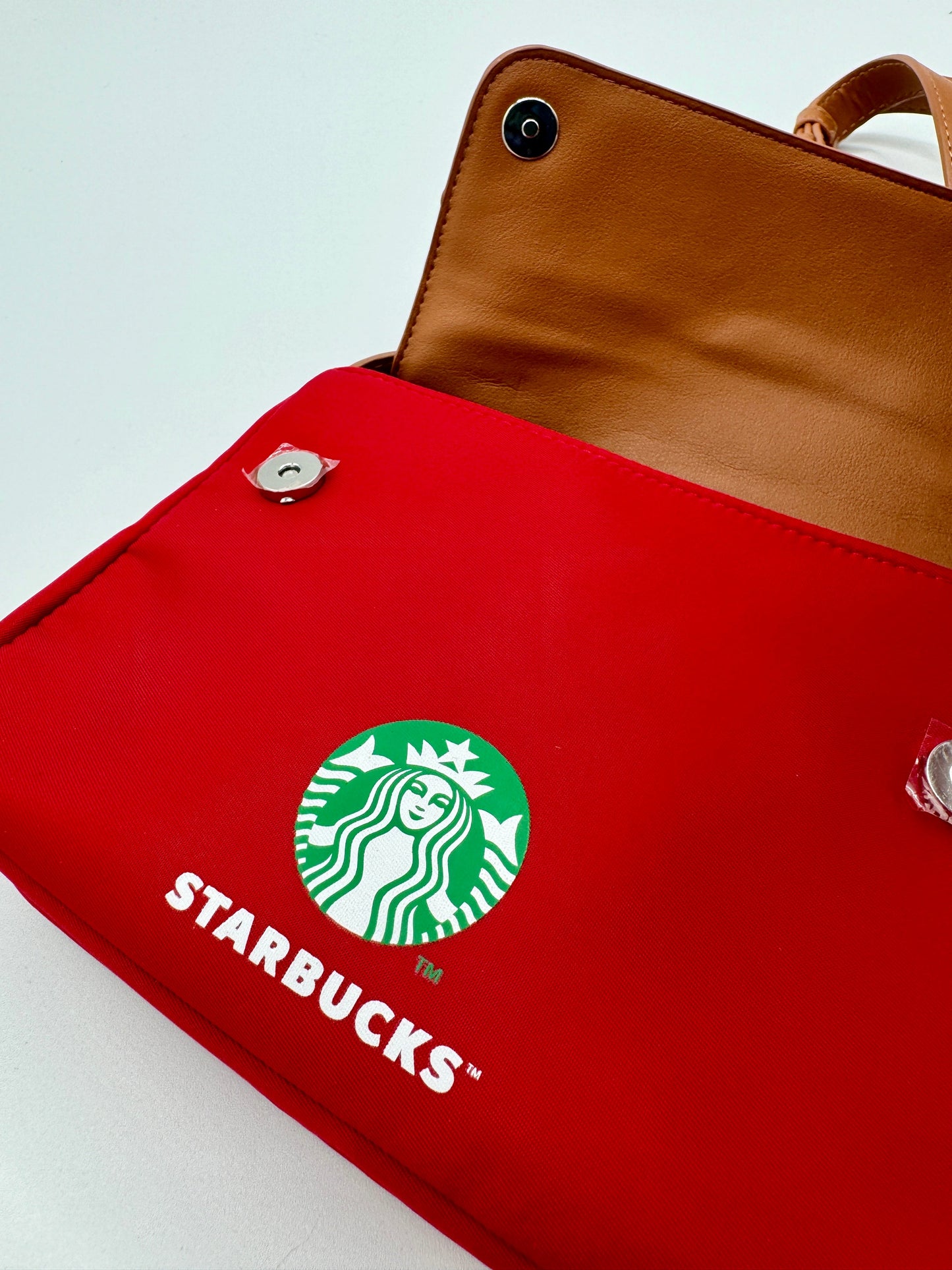 Starbucks Thailand Red Crossbody Mixed Nuts Bag